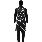 C&City Maillot de bain noir / blanc