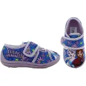 Disney Frozen Chaussons d'intérieur pour filles, marque Leomil, couleur bleue, modèle de loisirs