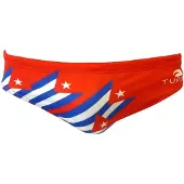 Turbo Cuba Stars Swimming Brief Rouge 2XL Homme