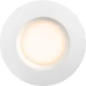 Nordlux Projecteur LED Tiaki IP65 avec commutation 2700K/4000K, Variante : Ø 85 mm, LED, 2700/4000 K, blanc