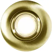 Nordlux Umberto IP44 spot LED inclinable et graduable, Variante : Ø 96 x 80 mm, GU10, laiton