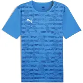 Puma Rise Graphic Short Sleeve T-shirt Bleu S