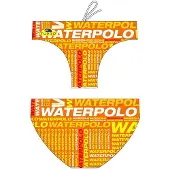 Turbo Text Swimming Brief Orange 3XL Homme