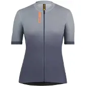 Mavic Essential Graphic Short Sleeve Jersey Gris S Femme