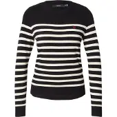 Vero Moda Pull-over 'VMDORY' noir / blanc