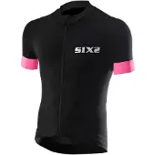 SIXS Bike3 Stripes Short Sleeve Jersey Noir L