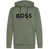 BOSS pour homme. 50551457 Sweatshirt Soody Zone vert (S), Casuel, Coton