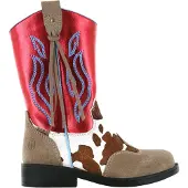 Shoesme Veterschoen hoog Lange Laarzen - Cognac - Maat 30