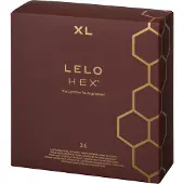 HEX Respect XL - préservatifs XL - ultra fins et résistants - boîte de 36