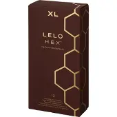 LELO Hex Respect XL - préservatif extra large - latex - boîte de 12