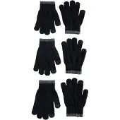 Next Gants gris chiné / noir
