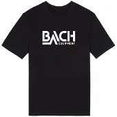 Bach Logo Short Sleeve T-shirt Noir S Homme