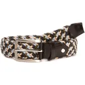 BA98 Ceinture 'Cologne' beige / bleu clair / marron / kaki