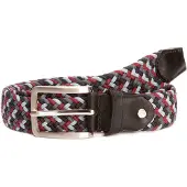 BA98 Ceinture 'Cologne' gris / rouge / noir / blanc