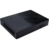 Gigabyte Mini-ordinateur de bureau BRIX BNIP-N100, processeur Intel N100 2,9 GHz, 1 emplacement SO-DIMM DDR4, 2 emplacements M.2 SSD, Wi-Fi 6E + Bluetooth 5.2, couleur noire