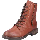Rieker Bottines à lacets rouille