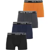 Felix Hardy Boxers gris / orange / noir