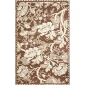 House Doctor Tapis Bloss marron 230x160cm