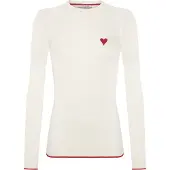 Felix Hardy Pull-over écru / rouge vif