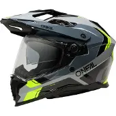 O'Neal D-SRS, casque d aventure ,Noir/Gris/Jaune Néon ,L