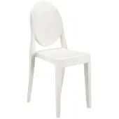 Kartell Victoria Ghost Chaise Glossy White | 2 chairs