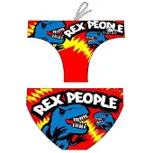 Turbo Rex People Swimming Brief Rouge 9-10 Years Garçon