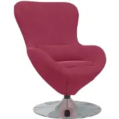 vidaXL Fauteuil œuf Bordeaux 63 x 73 x 90 cm Velours