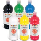 Primo 204BR1000800 Tempera Colour Black Bouteille de 1000 ml (1000 ml)