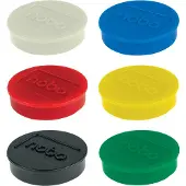 Nobo Aimant rond 32mm 1915300 rouge 10 pièces (10x)