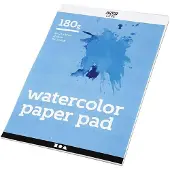 Creativ Company Bloc aquarelle blanc A4 180 g, 20 feuilles