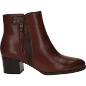 Tamaris Bottines 'Enkellaarsjes Hak' cognac