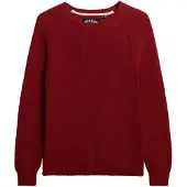Superdry Pull-over bordeaux