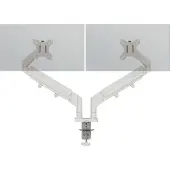 Leitz Ergo Spacesaving Double Monitor Stand Argenté