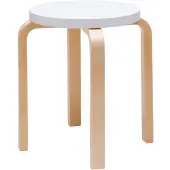 Artek Stool E60 Tabouret Birch | White