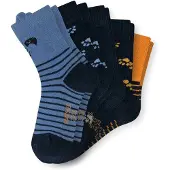Schiesser Chaussettes 'Badger' bleu / marine / orange