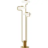 Kdln Tratto Lampadaire Brass