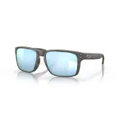 Oakley - Lunettes de soleil polarisantes - Holbrook Woodgrain Prizm Deep Water Polar - Marron