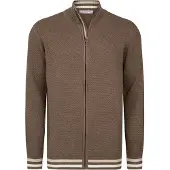 Felix Hardy Vestes en maille marron / blanc