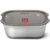 Black+blum Steel Food Box Gris Large