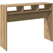 vidaXL Table console chêne artisanal 105x30x80 cm bois d'ingénierie
