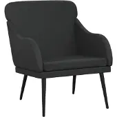 vidaXL Fauteuil Noir 63x76x80 cm Similicuir