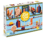 Djeco Jeu de construction de circuits Zig & Go Junior,