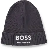 BOSS Bonnet d’équitation style pêcheur en coton
