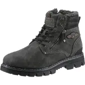 Dockers Bottines à lacets jaune d'or / gris fumé / rouge foncé / noir