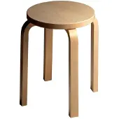 Artek Stool E60 Tabouret Birch | Clear