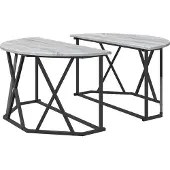 vidaXL Table basse Sonoma Grey 80X80X42 Cm en bois d'ingénierie Lumarko