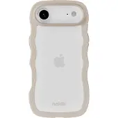 Holdit Coque Wavy Apple iPhone Air - Transparent / Light Beige