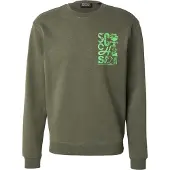Scotch & Soda Pull Logo Vert Olive