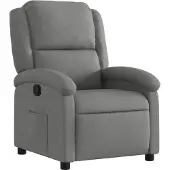 vidaXL Fauteuil relax, tissu, gris foncé