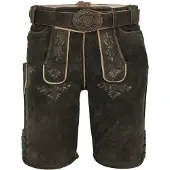 Krüger Collection Pantalon folklorique 'Curtis' brun foncé